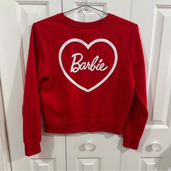 Barbie Red Sweatshirt with Heart Logo - Picture 3 of 6